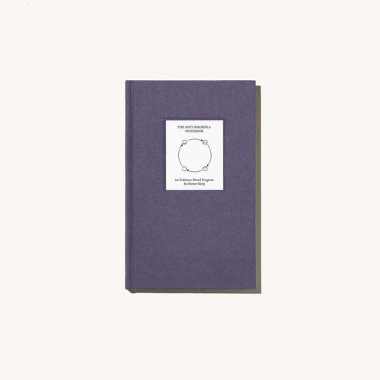 book - anti-insomnia notebook by therapy notebooks