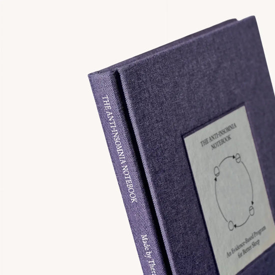 book - anti-insomnia notebook by therapy notebooks