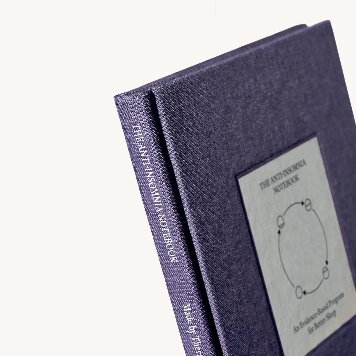 book - anti-insomnia notebook by therapy notebooks