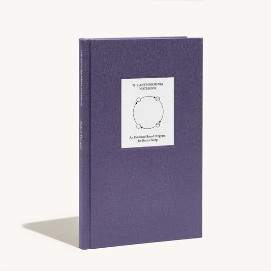 book - anti-insomnia notebook by therapy notebooks