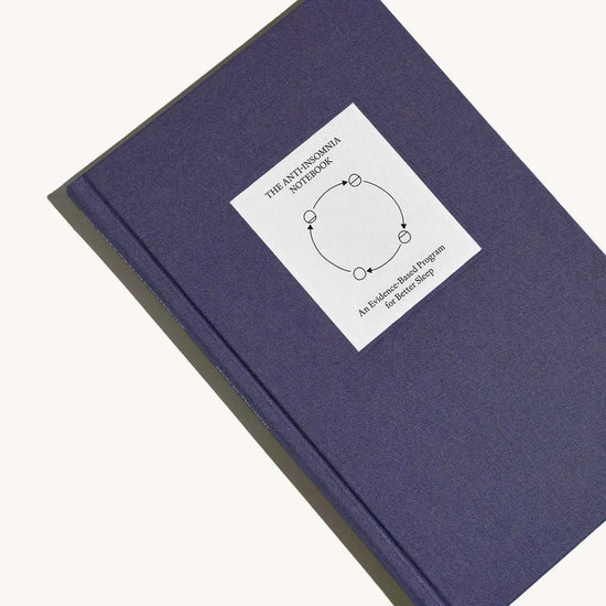 book - anti-insomnia notebook by therapy notebooks
