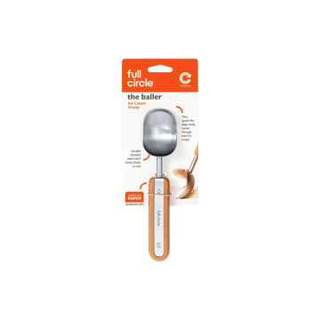 utensil - ice cream scoop - stainless steel by full circle home