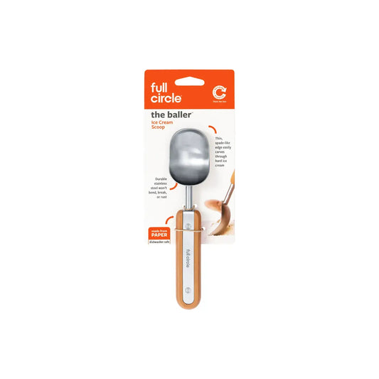 utensil - ice cream scoop - stainless steel by full circle home