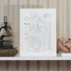 art print - letterpress - 8.5" x 11" - body by archie's press