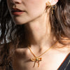 earrings - stud bow by peter and june