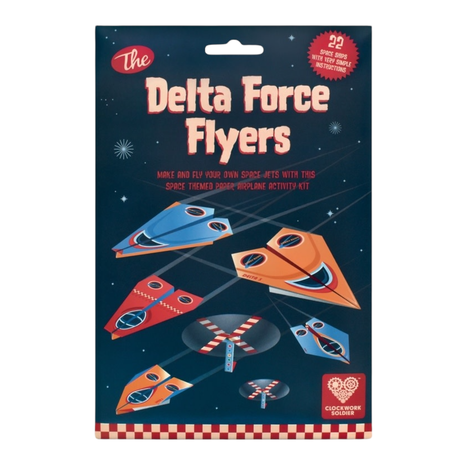 kit - paper airplane - delta force flyers by clockwork soldier