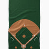 tea towel - microfiber - the field baseball by geometry house