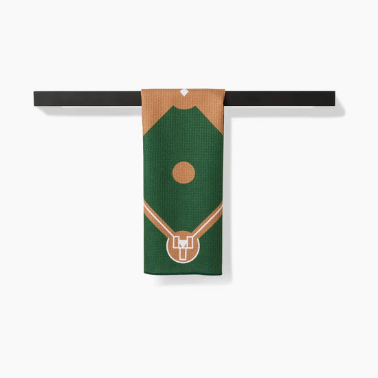 tea towel - microfiber - the field baseball by geometry house