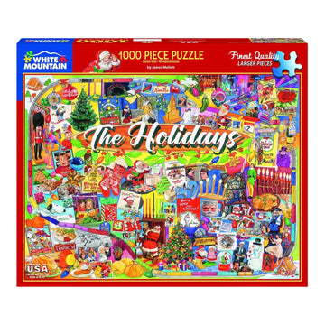 puzzle - 1000-piece - the holidays by white mountain puzzles