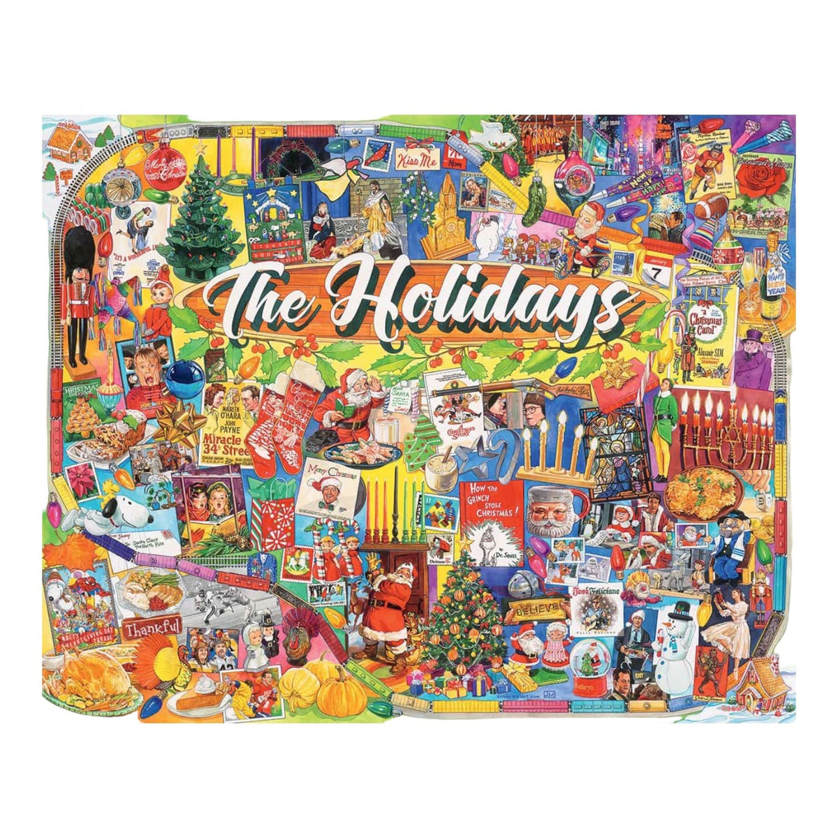 puzzle - 1000-piece - the holidays by white mountain puzzles