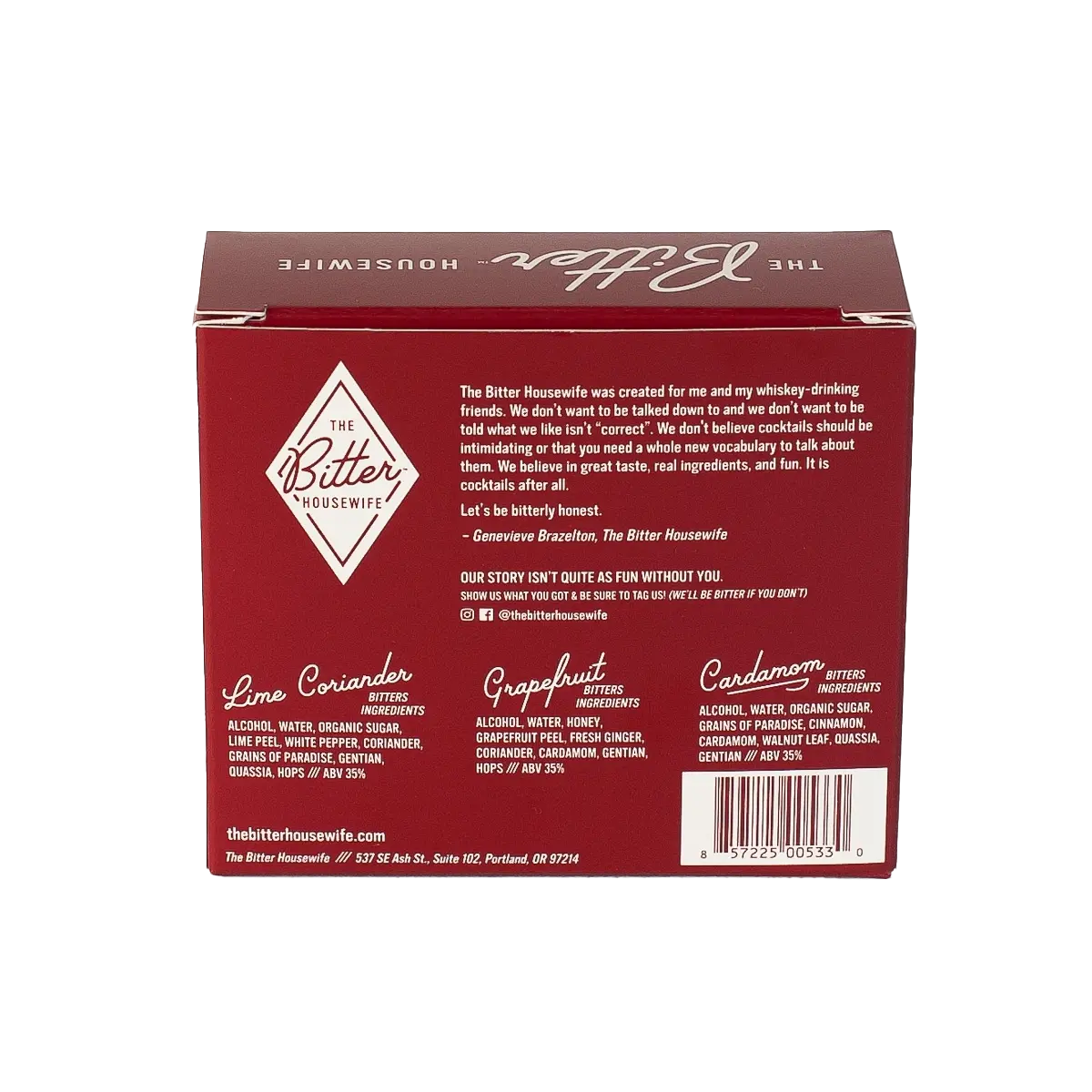 condiment - bitters - modern set by the bitter housewife
