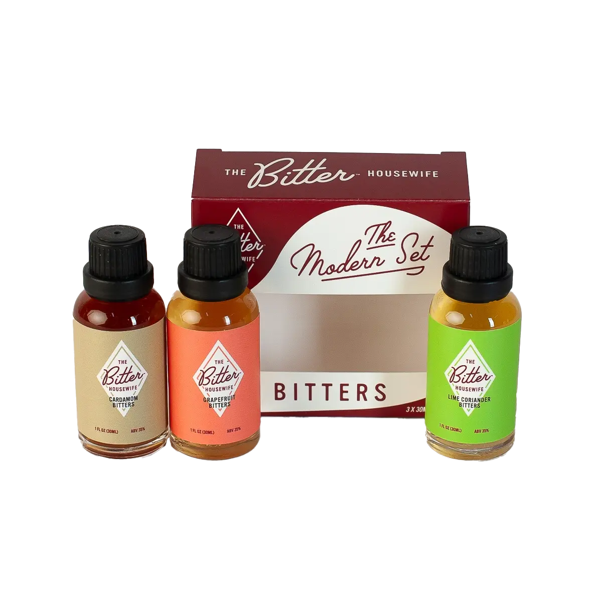 condiment - bitters - modern set by the bitter housewife
