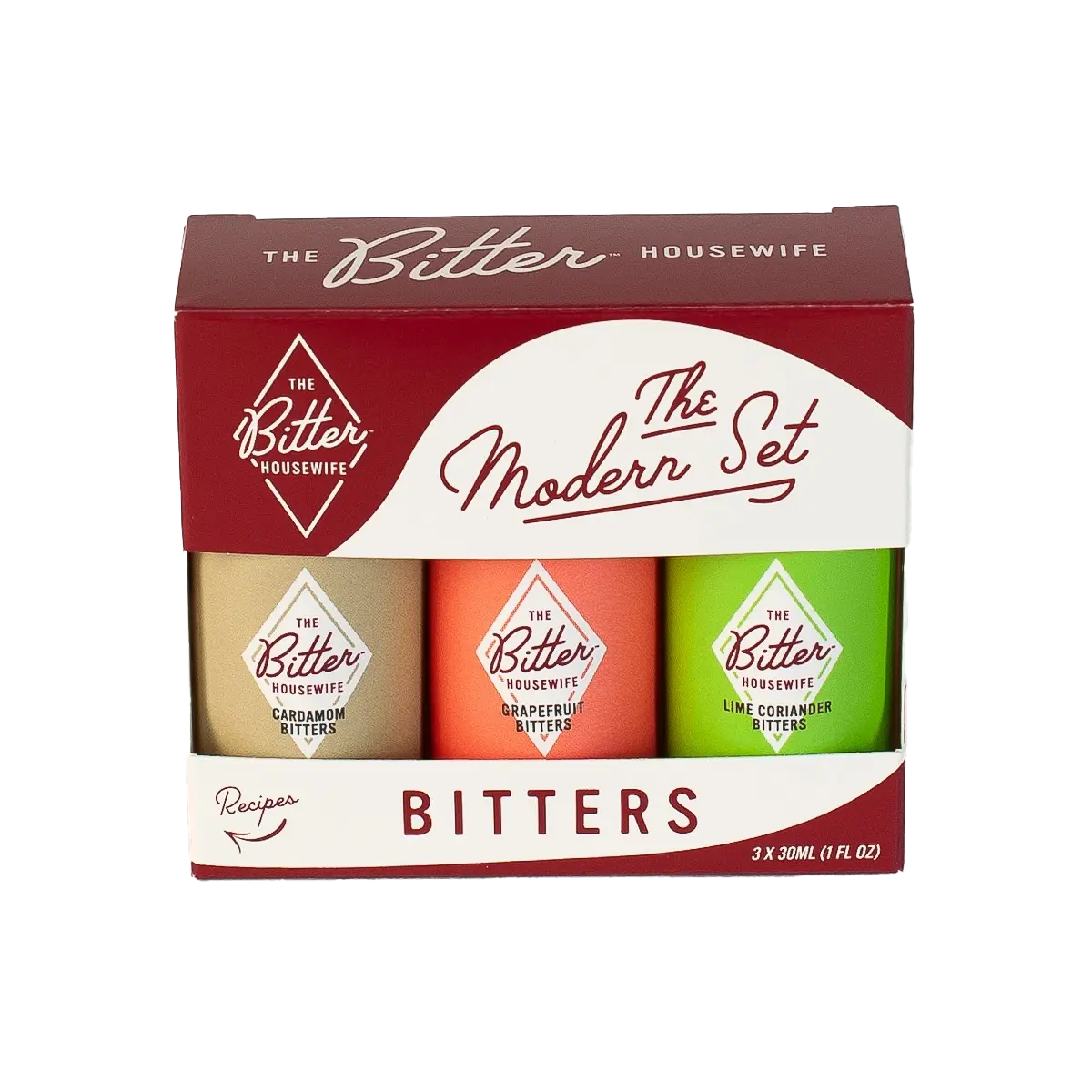 condiment - bitters - modern set by the bitter housewife