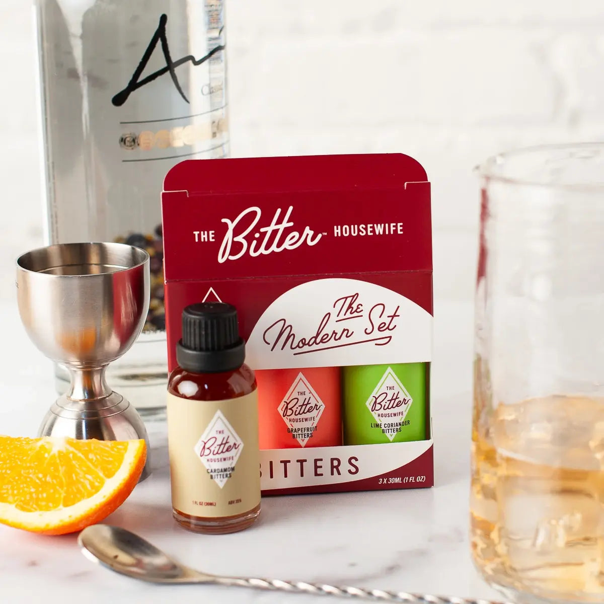condiment - bitters - modern set by the bitter housewife