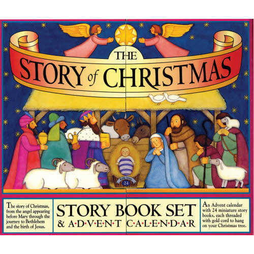 advent calendar + book set - the story of christmas by hachette book group usa