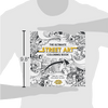book - ultimate street art coloring by aimfully books