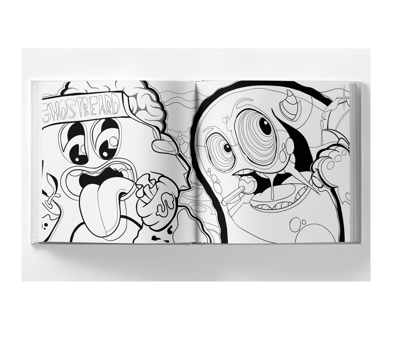 book - ultimate street art coloring by aimfully books