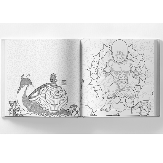 book - ultimate street art coloring by aimfully books