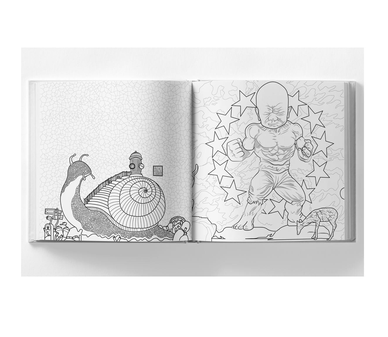 book - ultimate street art coloring by aimfully books