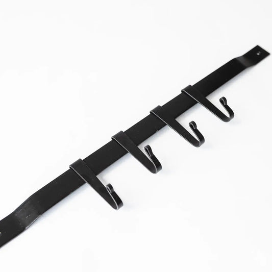 utensil bar - 4 hooks - wrought iron by millstream home