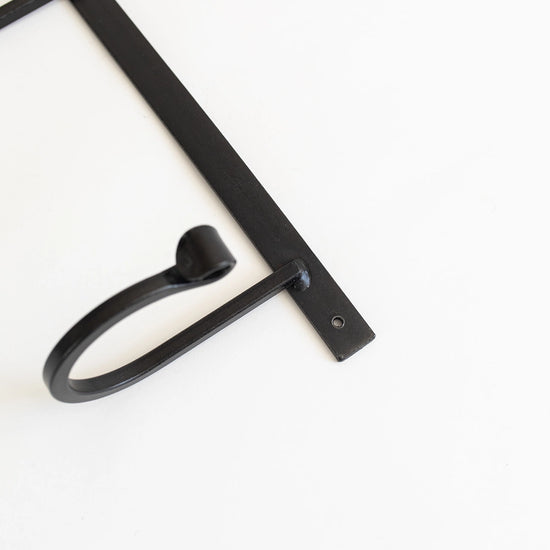 hanging rack - 3 hooks - wrought iron by millstream home