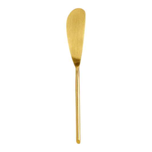 knife - thin serving spreader - gold-tone by be home