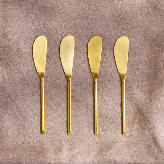 knife - thin serving spreader - gold-tone by be home