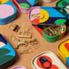 tinned goods - gold clips assorted - tidy desk by block design