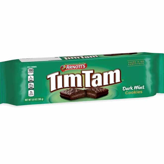 candy - tim tam cookies - dark mint by redstone foods inc
