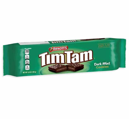 candy - tim tam cookies - dark mint by redstone foods inc
