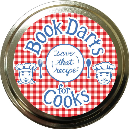 book darts - tin for cooks - 30-count by book darts