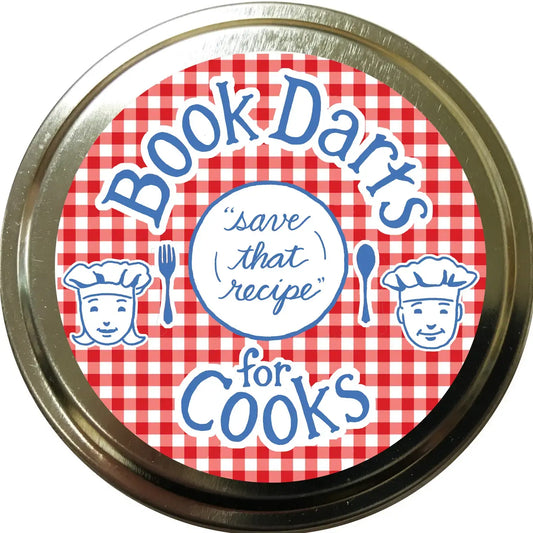 book darts - tin for cooks - 30-count by book darts