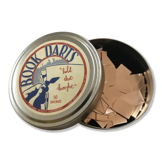 book darts - mixed metal tins - 50-count by book darts