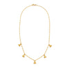 necklace - tiny bee - 16" chain - 14kgp by amano studio