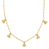 necklace - tiny bee - 16" chain - 14kgp by amano studio
