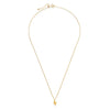 necklace - tiny lightning bolt - 20" chain - 14kgp by amano studio