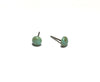 earrings studs - tiny turquoise marbled by leetie lovendale