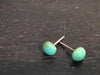 earrings studs - tiny turquoise marbled by leetie lovendale
