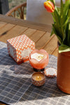 candle - cactus flower - tulip glass pink by paddywax