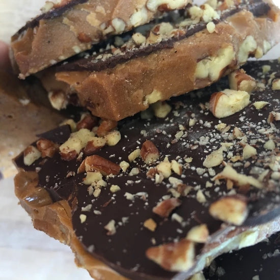 candy - oklahoma toffee - classic/dark by oklahoma toffee company