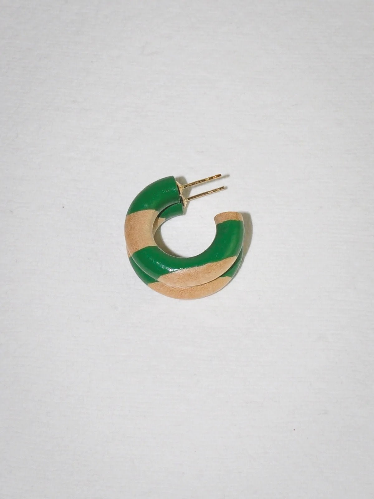 earrings - mini hoop - stripe by binky and lulu