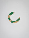 earrings - small hoop - stripe by binky and lulu