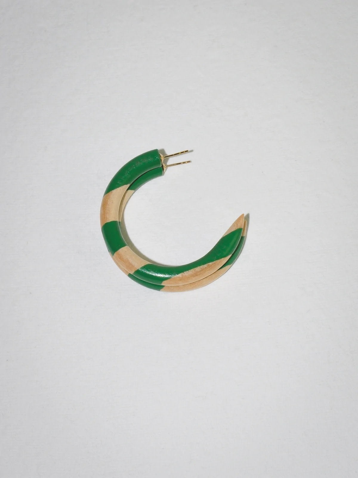 earrings - small hoop - stripe by binky and lulu