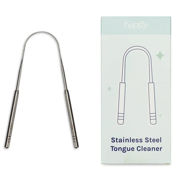 tongue cleaner - stainless steel by huppy