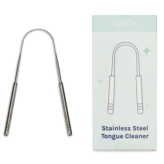 tongue cleaner - stainless steel by huppy