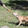 dog toy - tug-o'-war - natural rubber - orange lg by sodapup