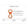 dog toy - tug-o'-war - natural rubber - orange lg by sodapup