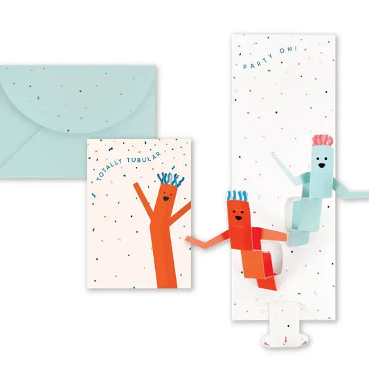card - 3d pop-up - totally tubular by uwp luxe