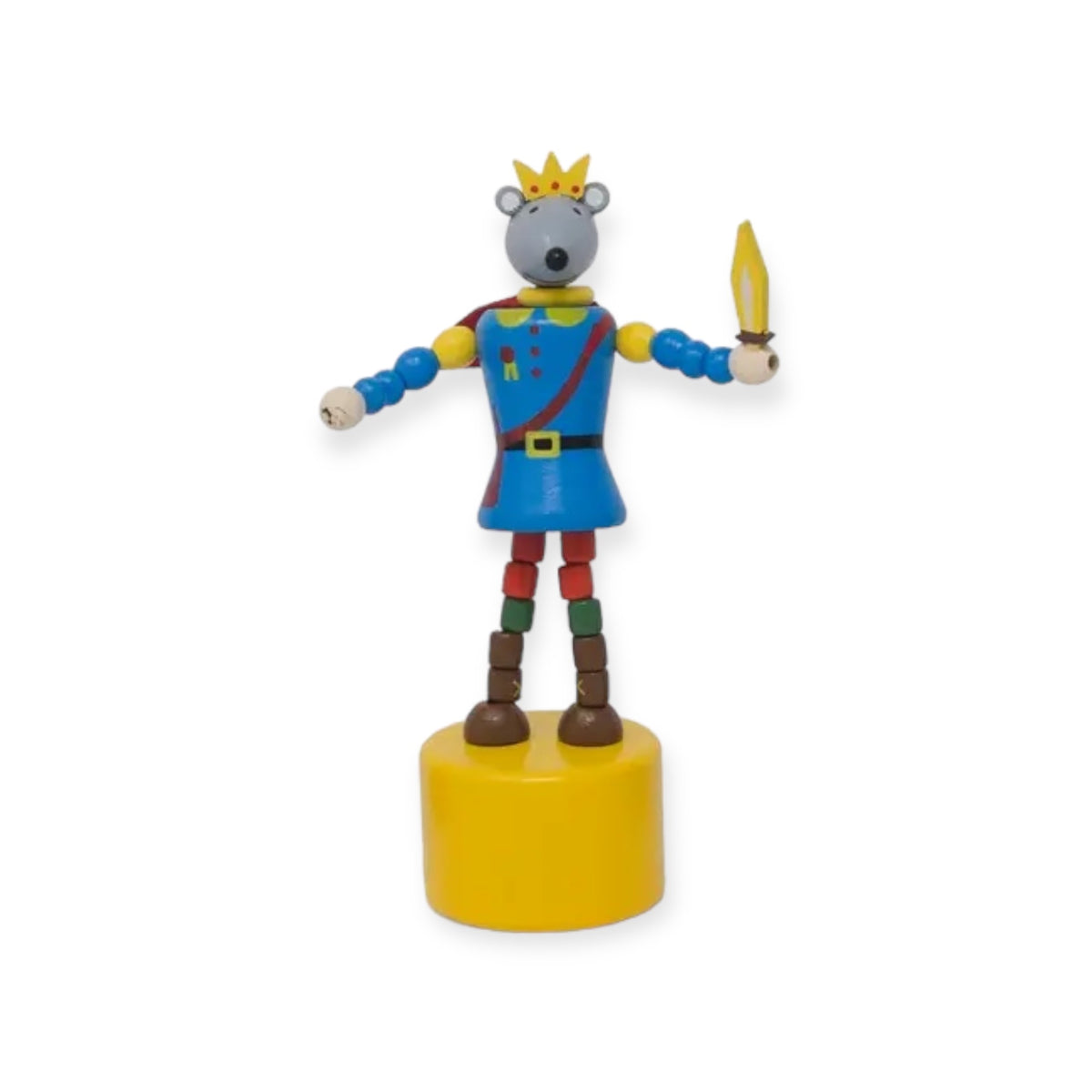 toy - push puppet - nutcracker christmas by jack rabbit creations