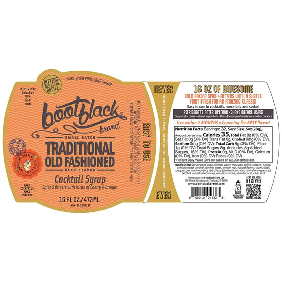 cocktail syrup by bootblack brand